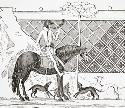 Tristan à la chasse, 1878 - English School